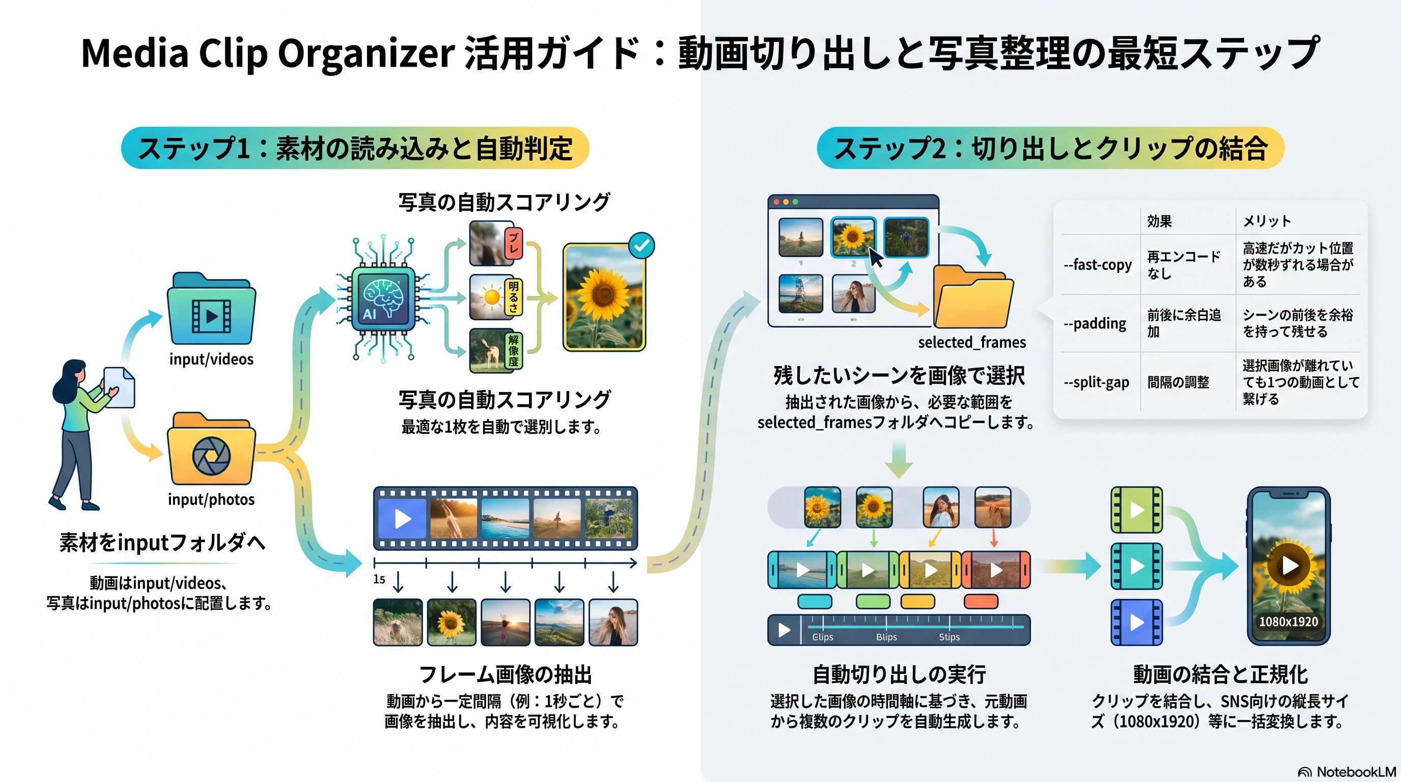Media Clip Organizer スクリーンショット